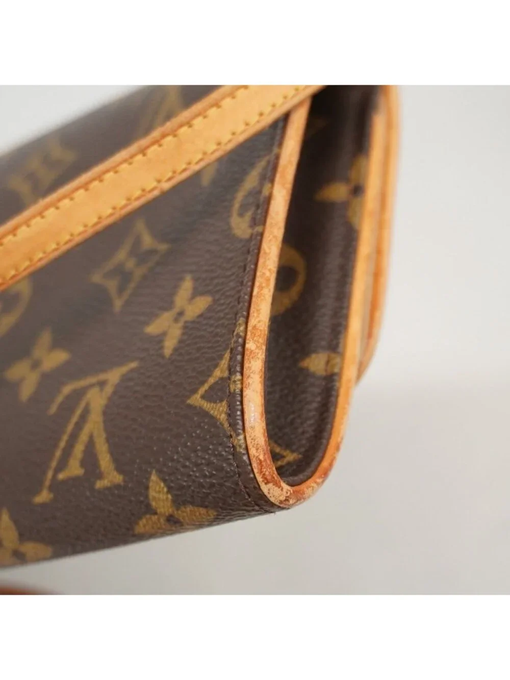 Louis Vuitton Shoulder Bag Monogram Pochette Twin GM Brown